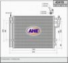 AHE 43418 Condenser, air conditioning